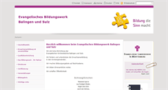 Desktop Screenshot of bildungswerk-bl-sulz.de